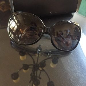 Fendi black and gold sunglasses